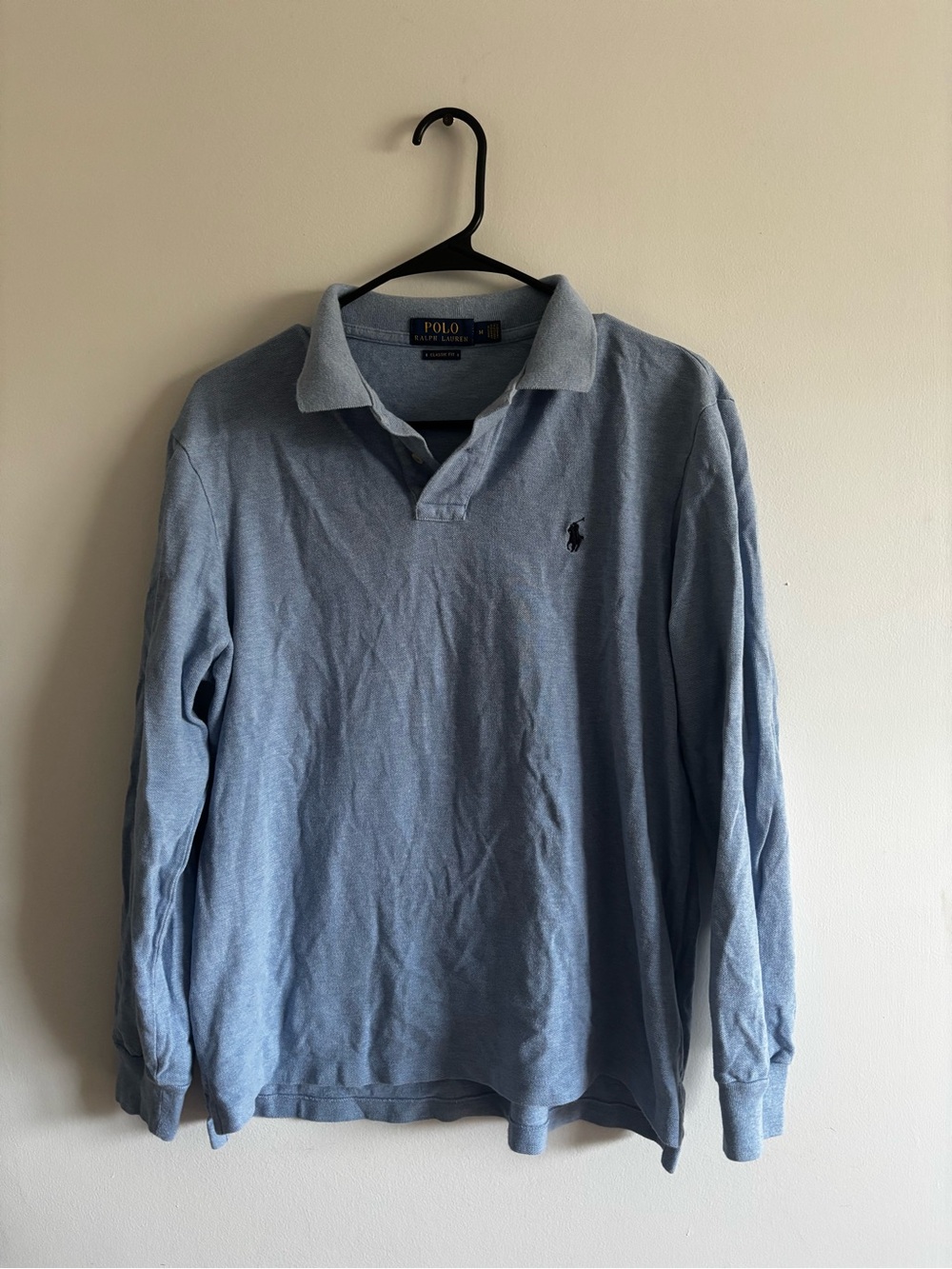 Ralph Lauren Light Blue Long-Sleeve Polo Shirt